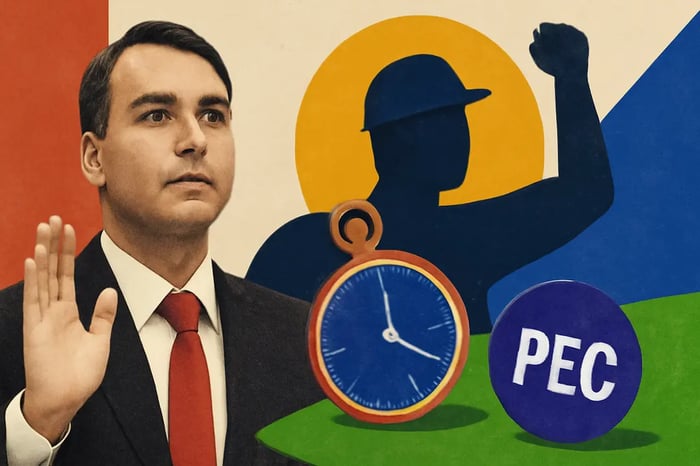 Flávio Bolsonaro propõe remuneração por hora como alternativa ao fim da escala 6x1