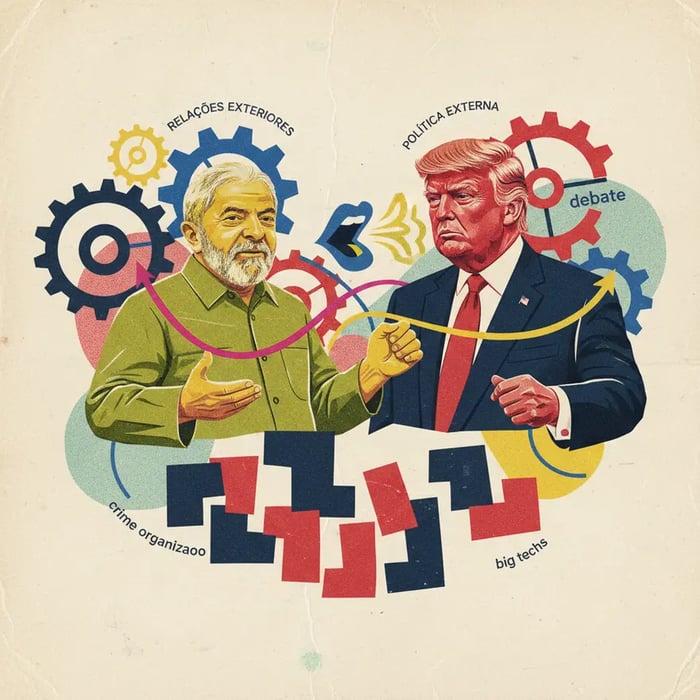 Lula diz a Trump que não há 'veto' para discutir assuntos entre Brasil e EUA