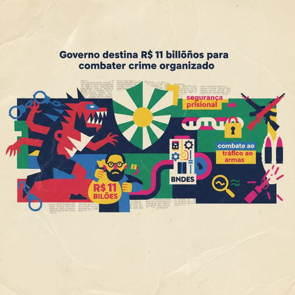 Governo destina R$ 11 bilhões para combater crime organizado