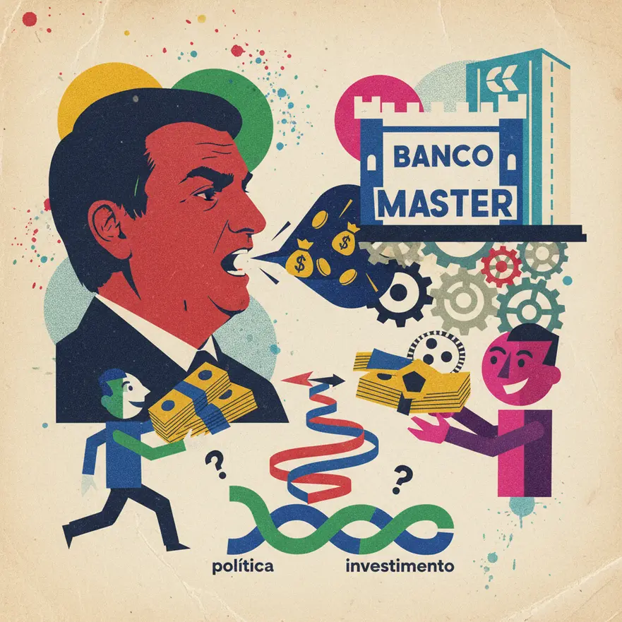 Bolsonaro criticou Banco Master 5 meses antes de filho negociar R$ 134 milhões com Daniel Vorcaro