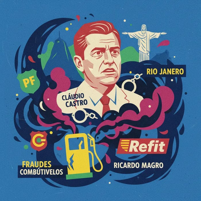 Cláudio Castro se defende de acusações em operação da PF sobre fraudes em combustíveis