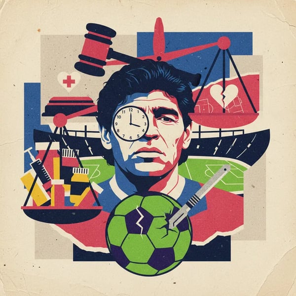 Médico legista estima agonia de 12 horas antes da morte de Maradona