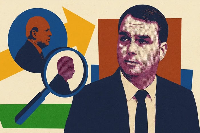 Flávio Bolsonaro tenta minimizar impacto de relação com Vorcaro na pré-campanha presidencial