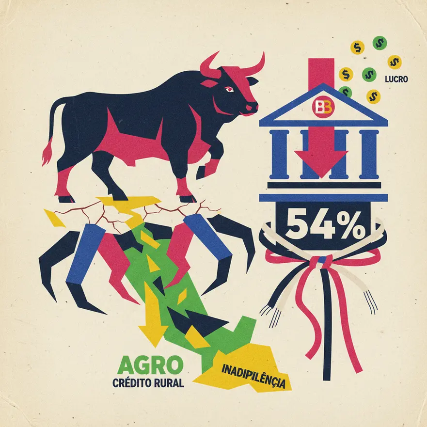 Crise no Agro derruba lucro do Banco do Brasil em 54%
