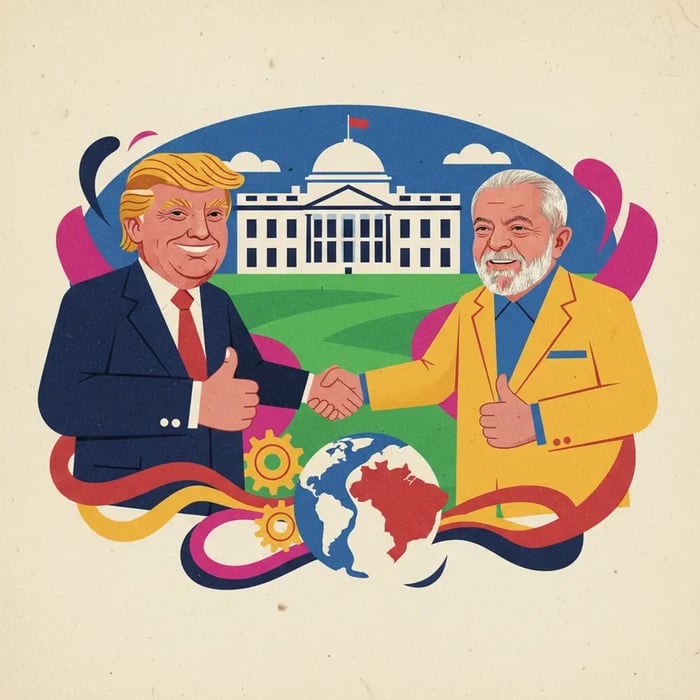 Trump elogia Lula após reunião "ótima" em Washington