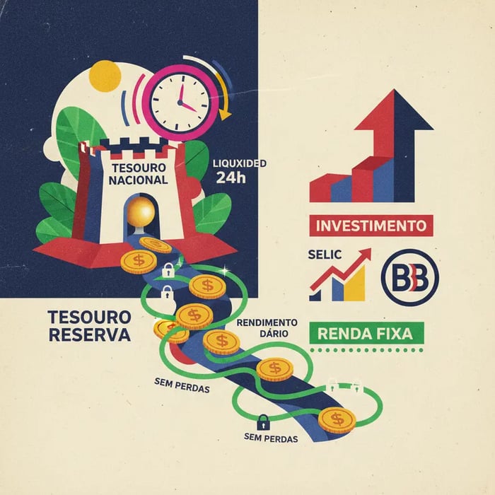 Tesouro Nacional lança Tesouro Reserva com rendimento diário e sem perdas