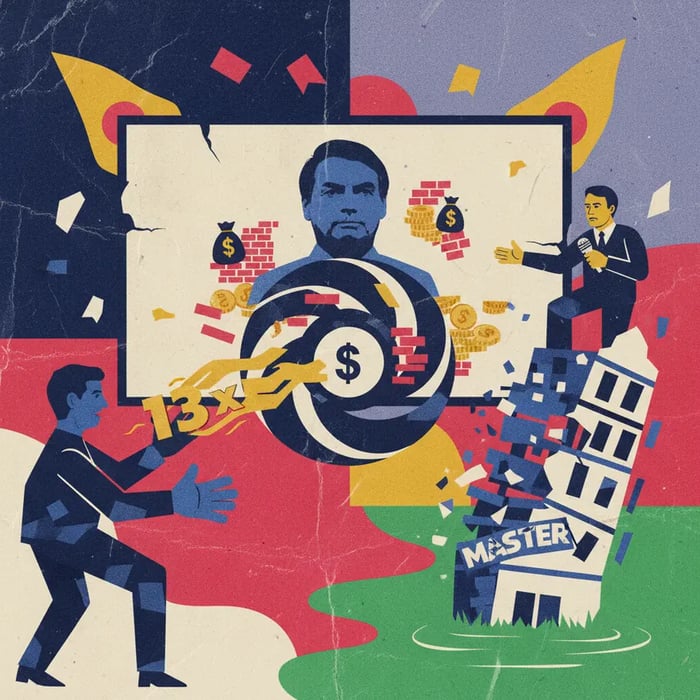 Financiamento de filme de Bolsonaro por Vorcaro supera em 13x caixa do Banco Master liquidado