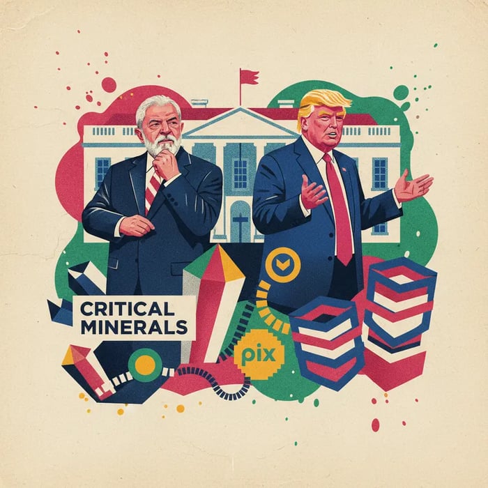 Lula e Trump discutem minerais críticos e tarifas na Casa Branca