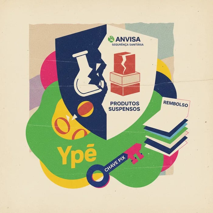 Ypê solicita chave Pix para reembolso de produtos suspensos pela Anvisa