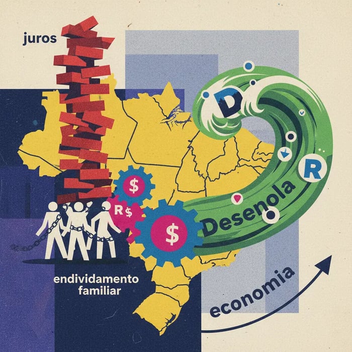 Juros altos impulsionam endividamento familiar e levam a novo Desenrola