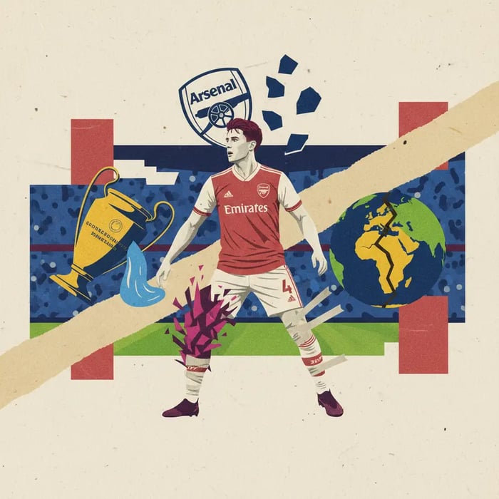Ben White, do Arsenal, fora da final da Champions com lesão no joelho