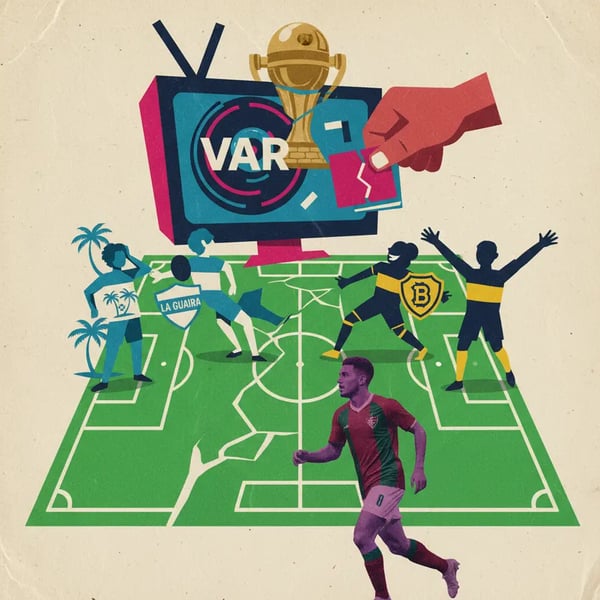 VAR anula expulsão e La Guaira cede empate ao Bolívar na Libertadores