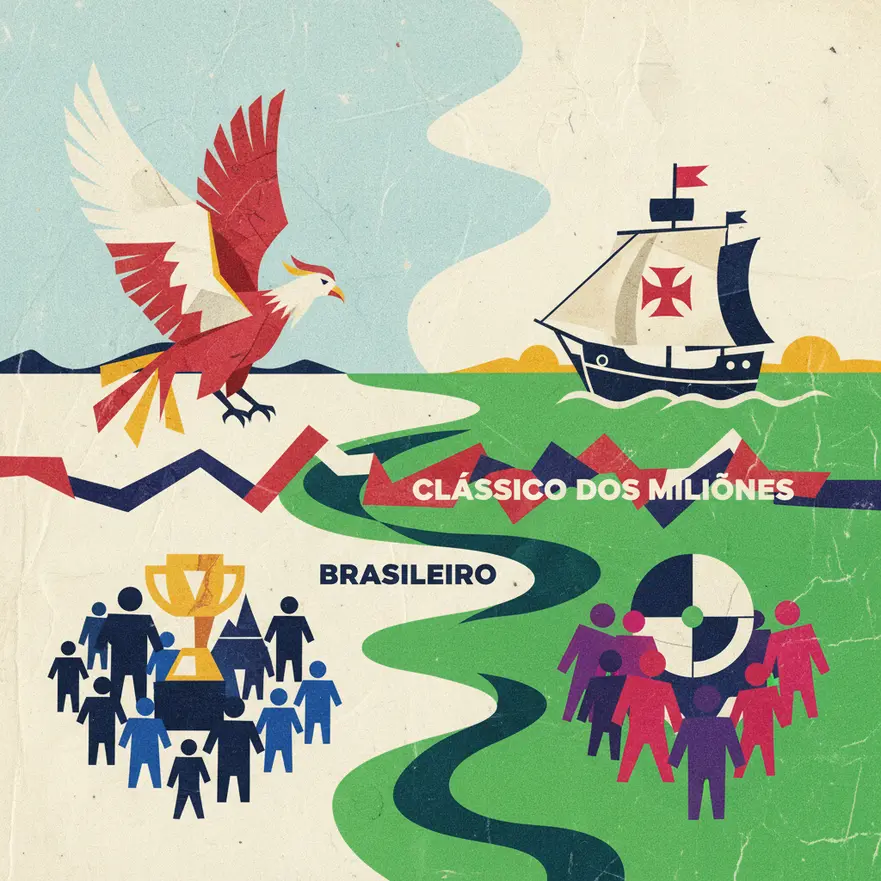 Flamengo e Vasco escalam reservas com focos distintos no Brasileiro