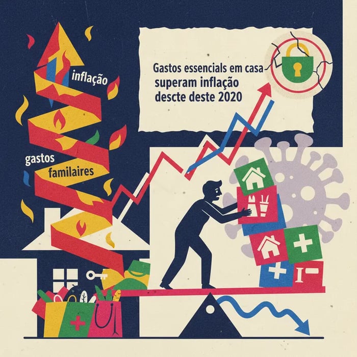 Gastos essenciais em casa superam inflação desde 2020