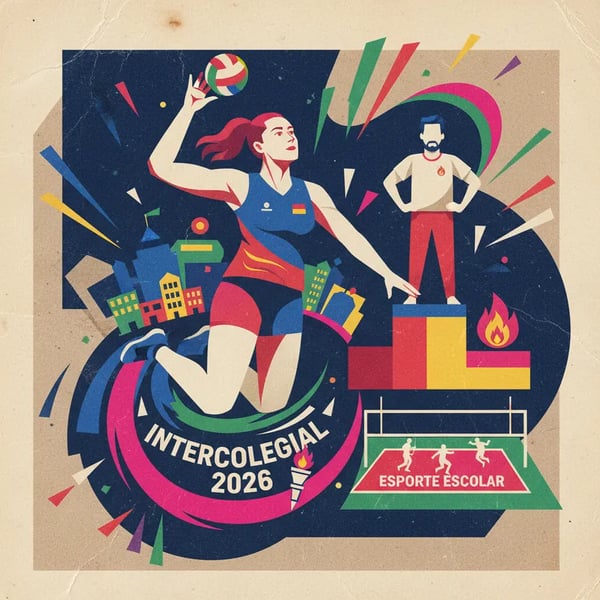 Intercolegial 2026 abre temporada com Juciely Silva como embaixadora e técnico do Flamengo