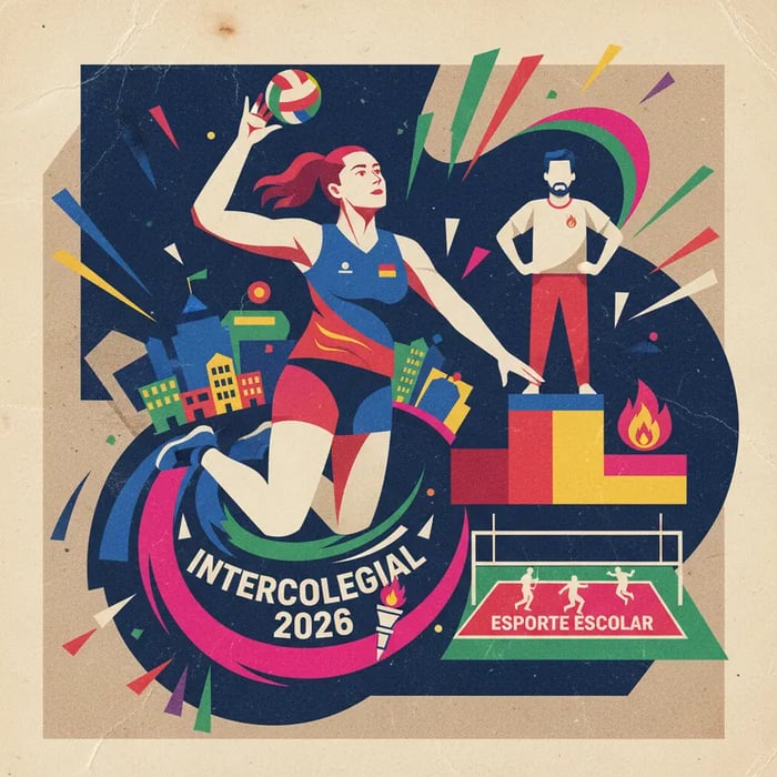 Intercolegial 2026 abre temporada com Juciely Silva como embaixadora e técnico do Flamengo