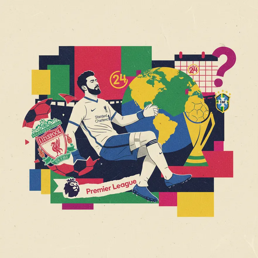 Alisson fora de mais um jogo do Liverpool e ainda em dúvida para a Copa