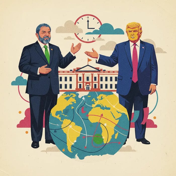 Lula diz a Trump que não há 'veto' para debater qualquer assunto