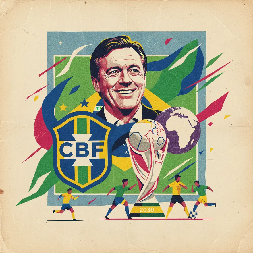 Ancelotti segue na Seleção até a Copa de 2030