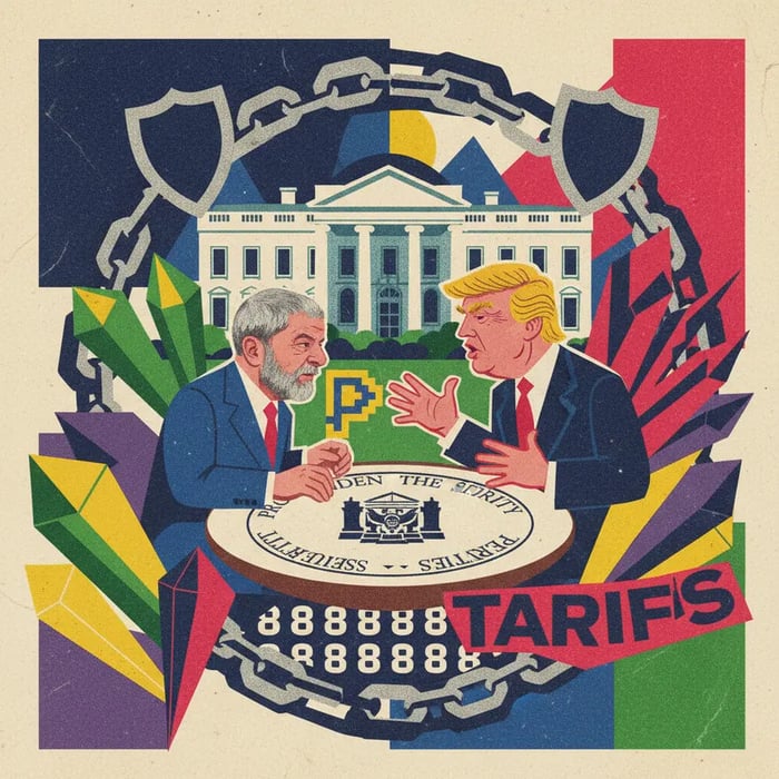 Lula e Trump discutem minerais críticos e tarifas na Casa Branca