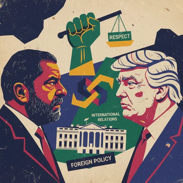 Lula diz a Trump que "ninguém respeita quem não se respeita"