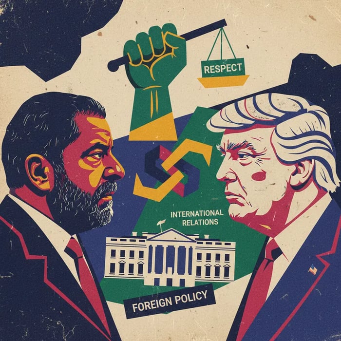 Lula diz a Trump que "ninguém respeita quem não se respeita"