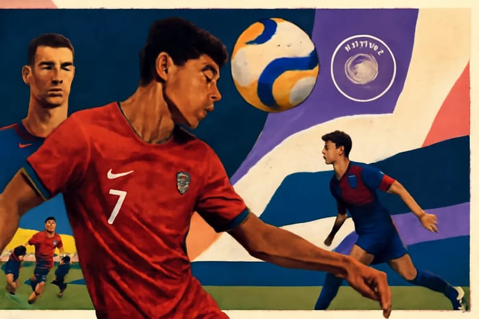 Cristiano Ronaldo Jr marca de cabeça por Portugal de base em partida na UEFA