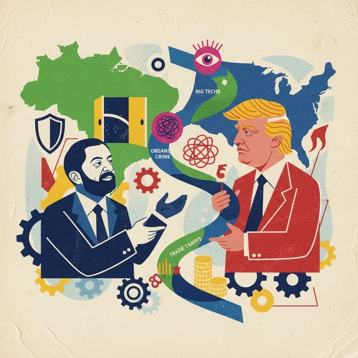 Lula diz a Trump que não há 'veto' para discutir assuntos entre Brasil e EUA