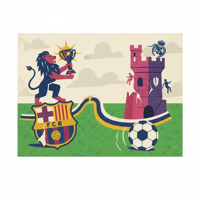 Barcelona pode ser campeão de La Liga contra o Real Madrid pela primeira vez