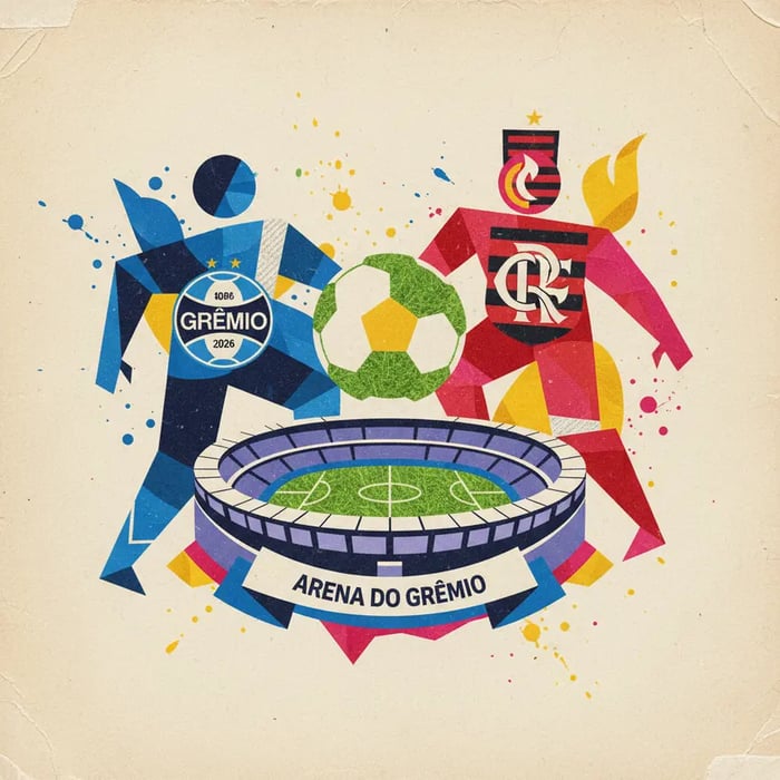 Grêmio e Flamengo duelam na Arena pelo Brasileirão