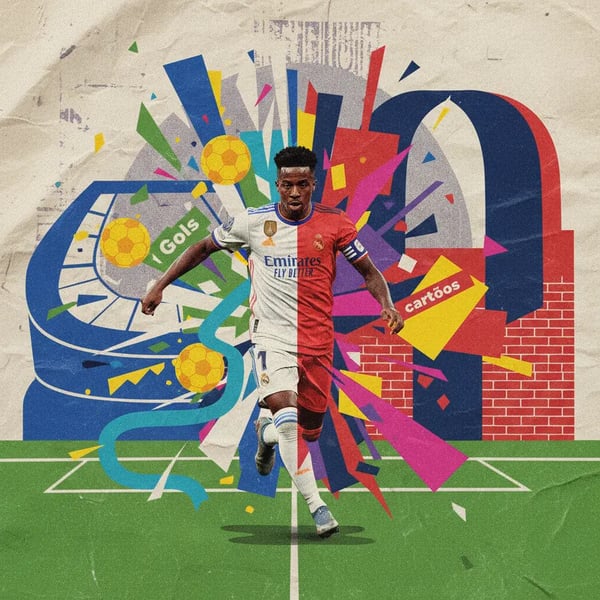 Vini Jr. em El Clásico: Gols e cartões lado a lado