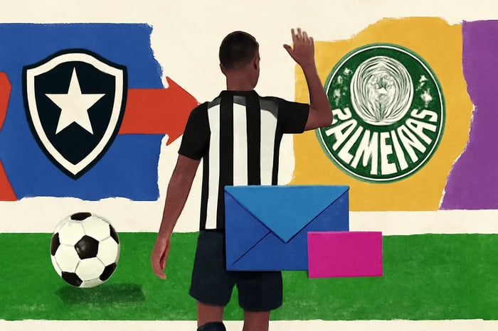 Zagueiro do Botafogo anuncia saída e vai jogar no Palmeiras