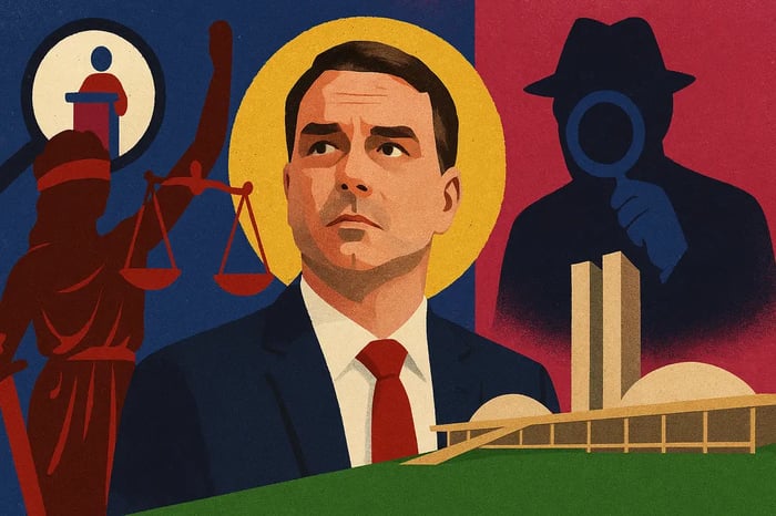 Flávio Bolsonaro adota estratégia de transparência e tenta conter crise com Vorcaro