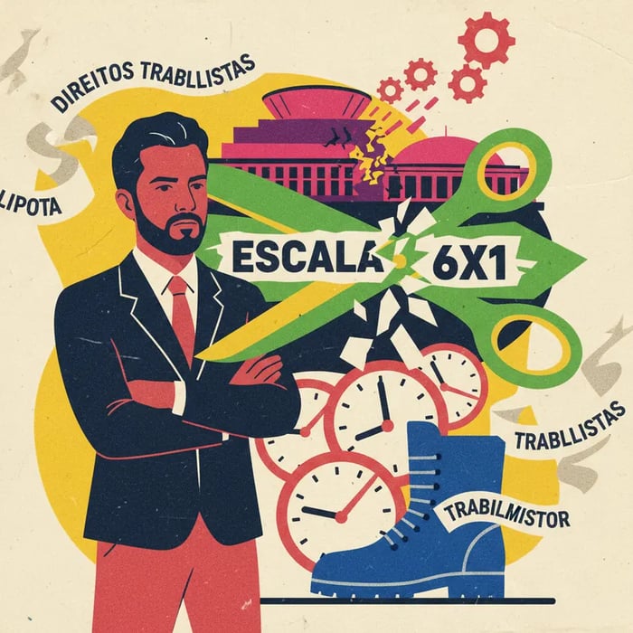 Boulos repudia
compensação a empresas pelo fim da escala 6x1