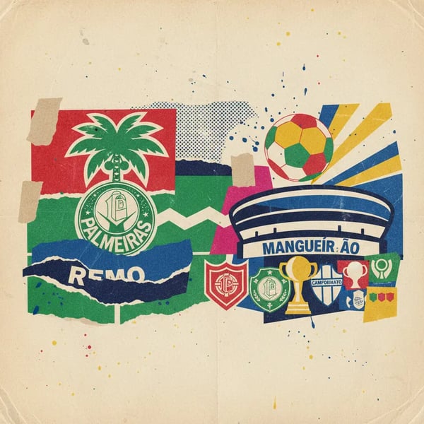 Palmeiras empata com o Remo e mantém liderança