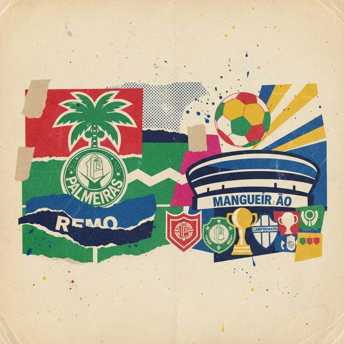 Palmeiras empata com o Remo e mantém liderança