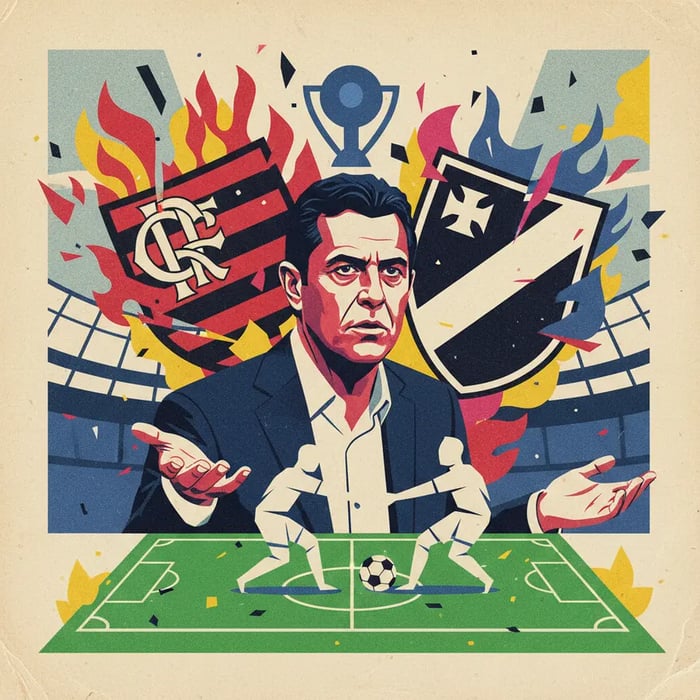 Jardim critica Flamengo após empate com Vasco