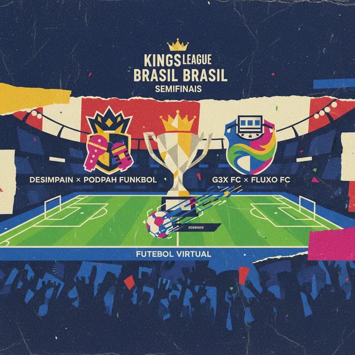 Kings League Brasil: Semifinais definem finalistas hoje