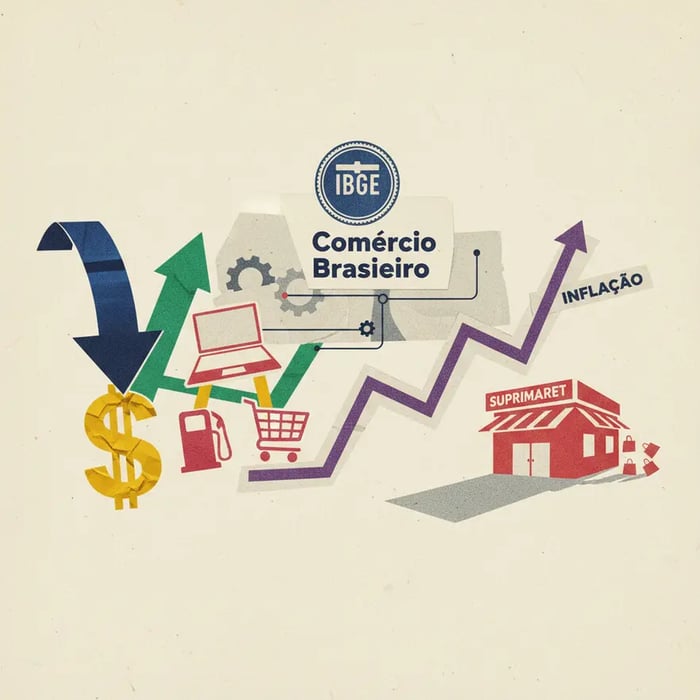 Comércio brasileiro atinge novo recorde impulsionado pela queda do dólar