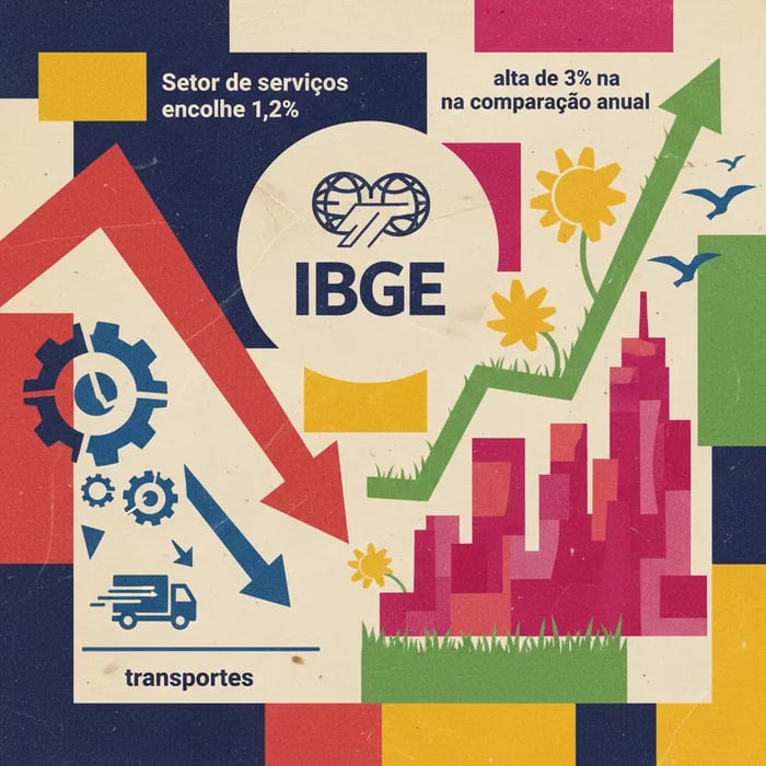 Setor de serviços encolhe 1,2% em março, aponta IBGE