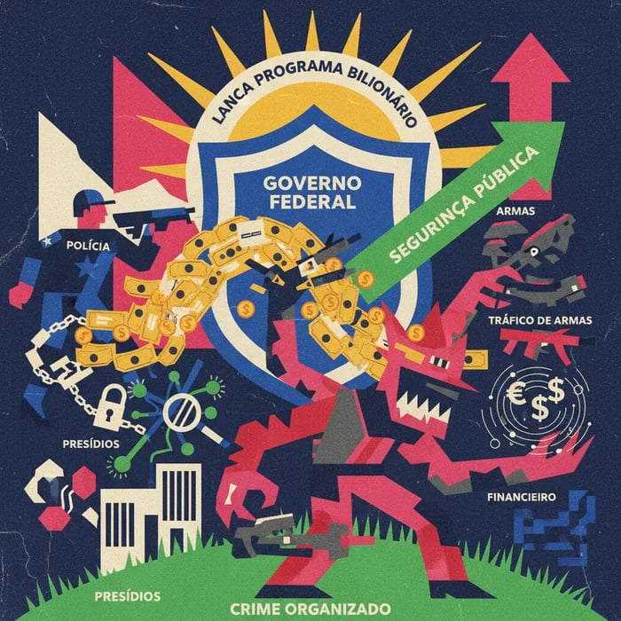 Governo Federal lança programa bilionário contra o crime organizado