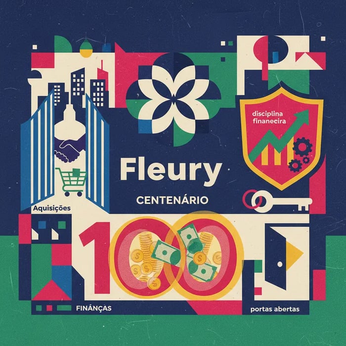 Fleury celebra centenário com foco em finanças e aquisições