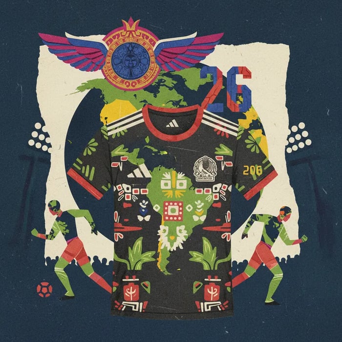 México apresenta uniforme retrô para Copa do Mundo de 2026