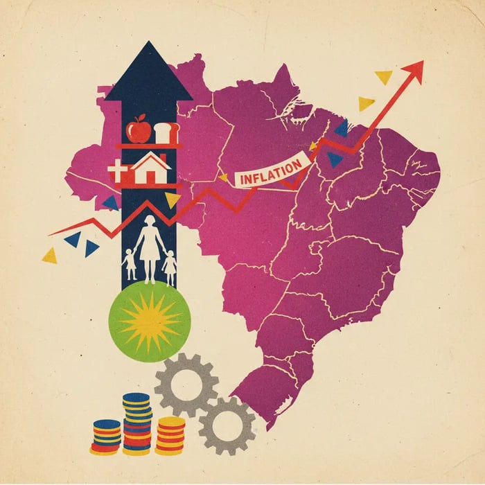Gastos essenciais superam inflação em residências brasileiras desde 2020